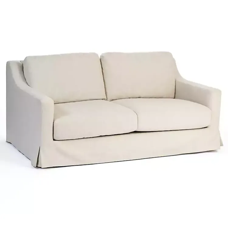 Kirklands Home Upholstered Weekend Sofa Ivory Best