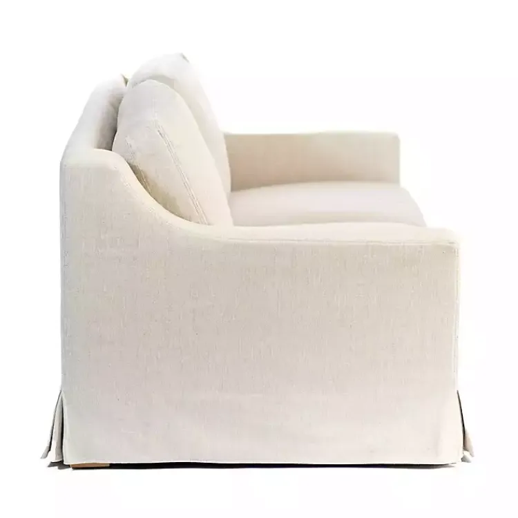 Kirklands Home Upholstered Weekend Sofa Ivory Best