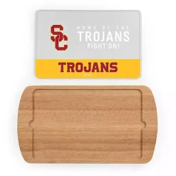 Kirklands Home USC Trojans Wood and Glass Serving Board Clearance