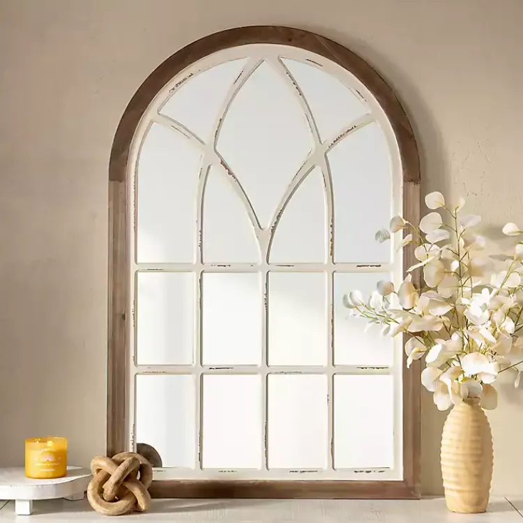 Kirklands Home Vail Two-Tone Arch Wall Mirror Hot