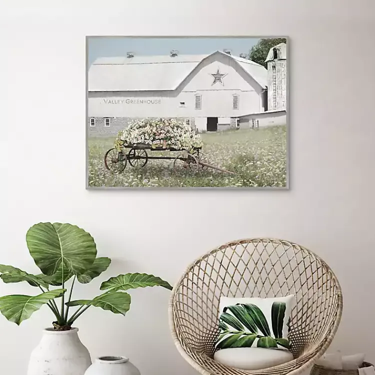 Kirklands Home Valley Greenhouse Framed Art Print Sale