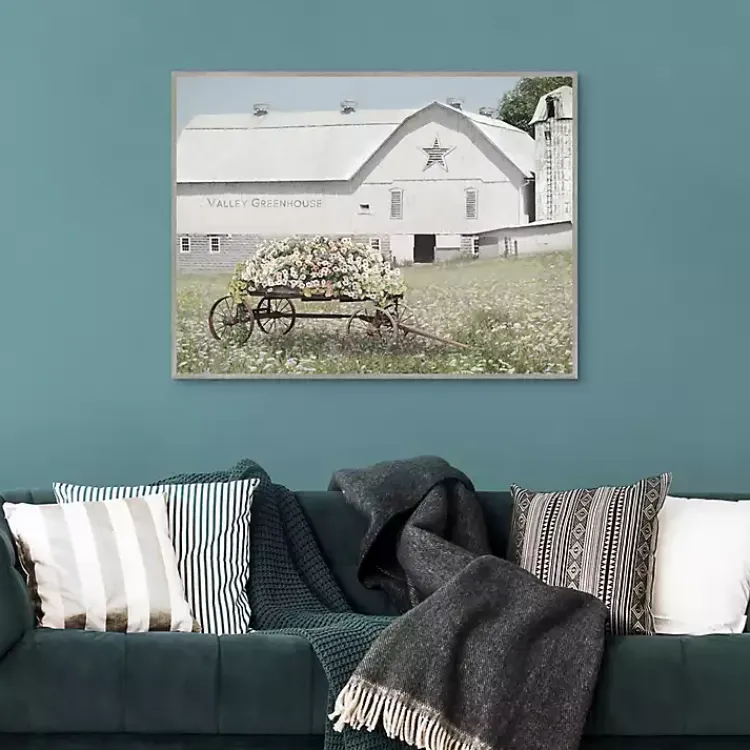 Kirklands Home Valley Greenhouse Framed Art Print Sale