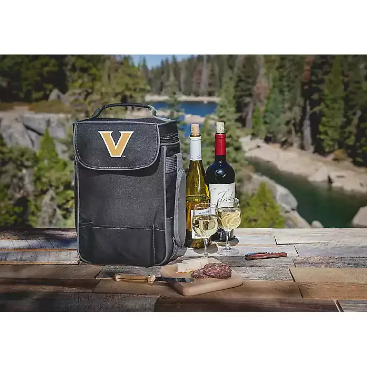 Kirklands Home Vanderbilt Commodores Wine & Cheese Tote Black Sale