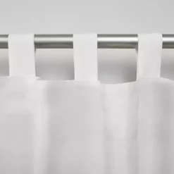 Kirklands Home Vanilla Cabana Outdoor Curtain Panel Set, 108 in. White New