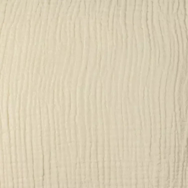 Pillows>Kirklands Home Vanilla Gauze Organic Fringe Throw Pillow Ivory