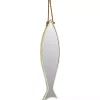 Kirklands Home Vertical Fish Mirror with Rope Hanger Hot