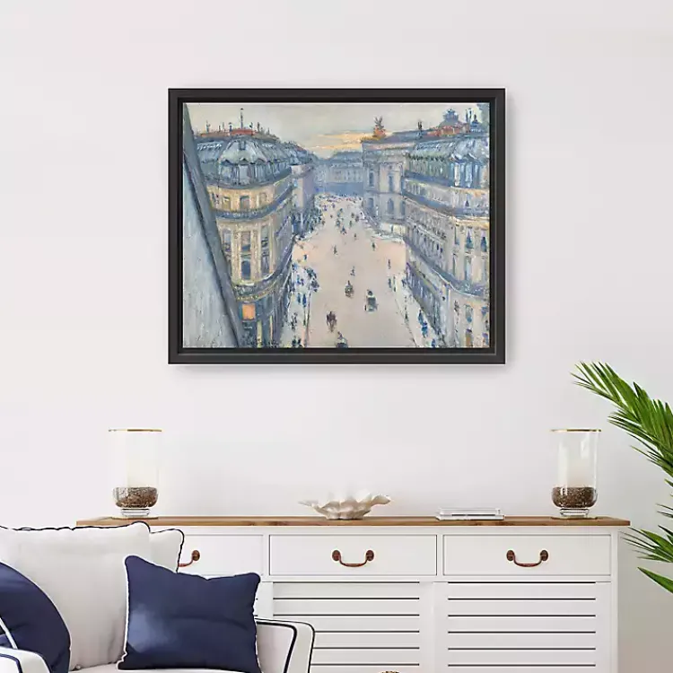 Kirklands Home View From Seventh Floor Framed Canvas Art Print Hot