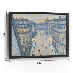 Kirklands Home View From Seventh Floor Framed Canvas Art Print Hot