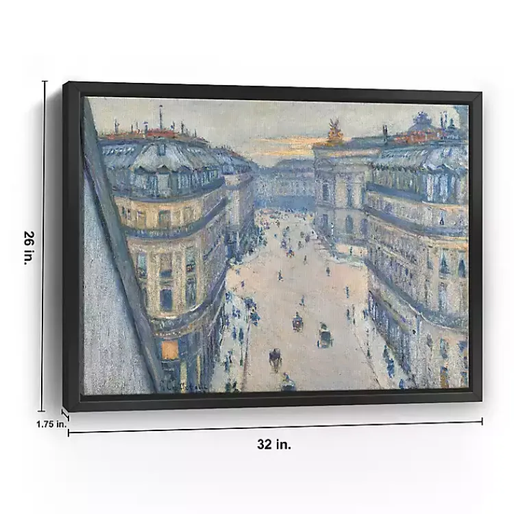 Kirklands Home View From Seventh Floor Framed Canvas Art Print Hot