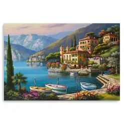 Kirklands Home Villa Bella Vista Canvas Art Print, 60x40 in. Hot