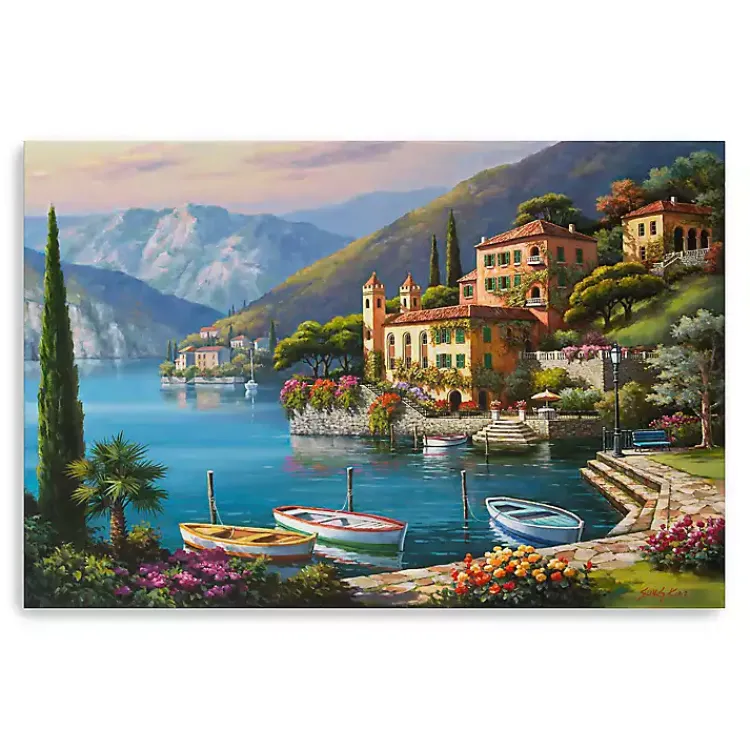 Kirklands Home Villa Bella Vista Canvas Art Print, 60x40 in. Hot