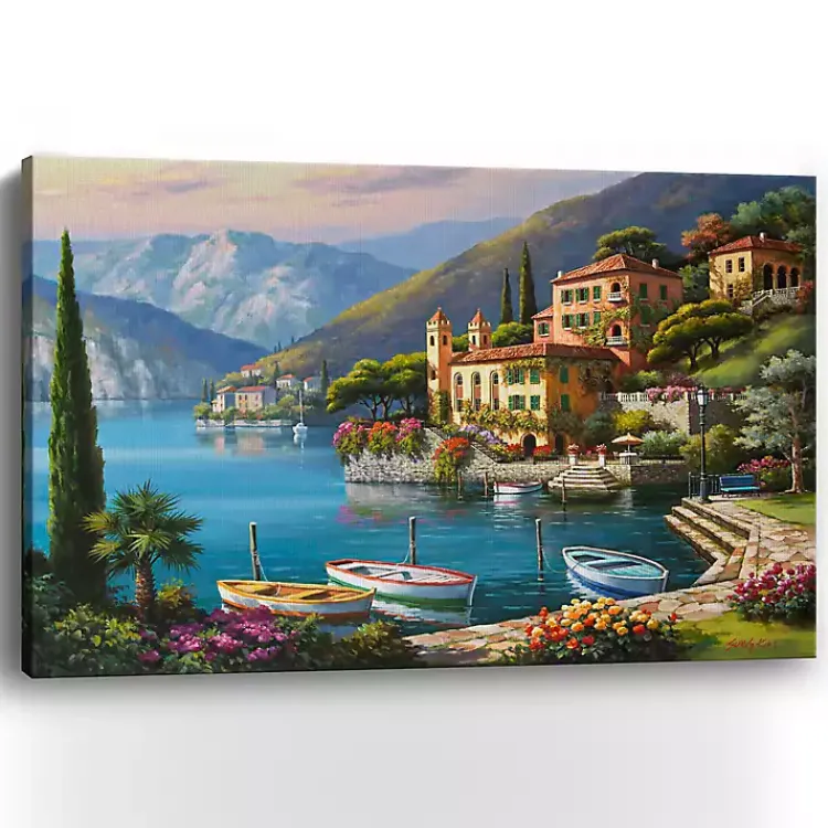 Kirklands Home Villa Bella Vista Canvas Art Print, 60x40 in. Hot