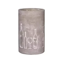Kirklands Home Vino Concrete Wine Bottle Cooler Gray Outlet