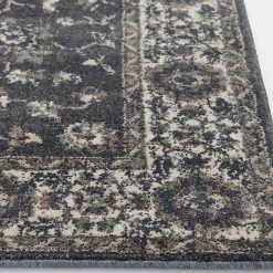 Kirklands Home Vintage Annabe Area Rug, 5x7 Blue New