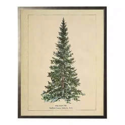 Christmas Art & Wall Decor>Kirklands Home Vintage Balsam Tree Framed Art Print