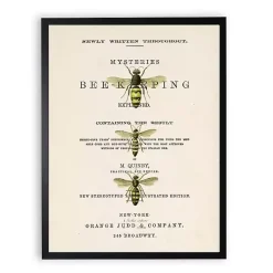 Kirklands Home Vintage Bee Keeping Framed Art Print Discount