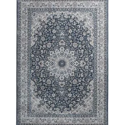 Kirklands Home Vintage Medallion Area Rug, 5x7 Blue Clearance