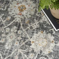 Kirklands Home Vintage Charcoal Oushak Area Rug, 5x7 Gray Online