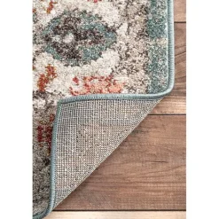 Kirklands Home Vintage Floral Lenore Area Rug, 5x7 Multi Hot