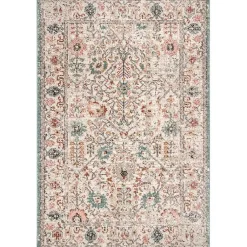 Kirklands Home Vintage Floral Lenore Area Rug, 7x10 Multi Discount