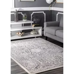 Kirklands Home Vintage Floral Minta Area Rug, 8x10 Hot