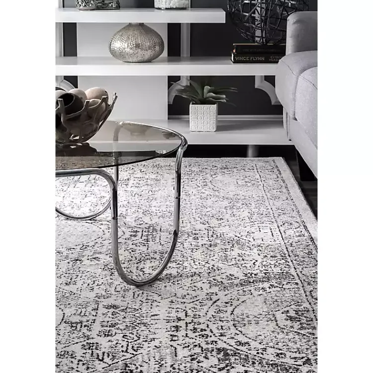 Kirklands Home Vintage Floral Minta Area Rug, 8x10 Hot