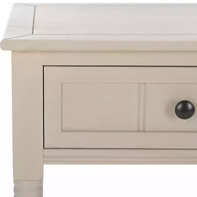 Kirklands Home Vintage 2-Drawer Samantha Console Table Gray Best