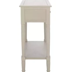 Kirklands Home Vintage 2-Drawer Samantha Console Table Gray Best