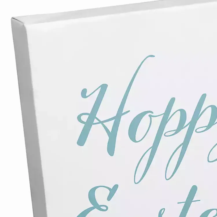 Easter Decorations>Kirklands Home Vintage Hoppy Easter Floral Canvas Art Print