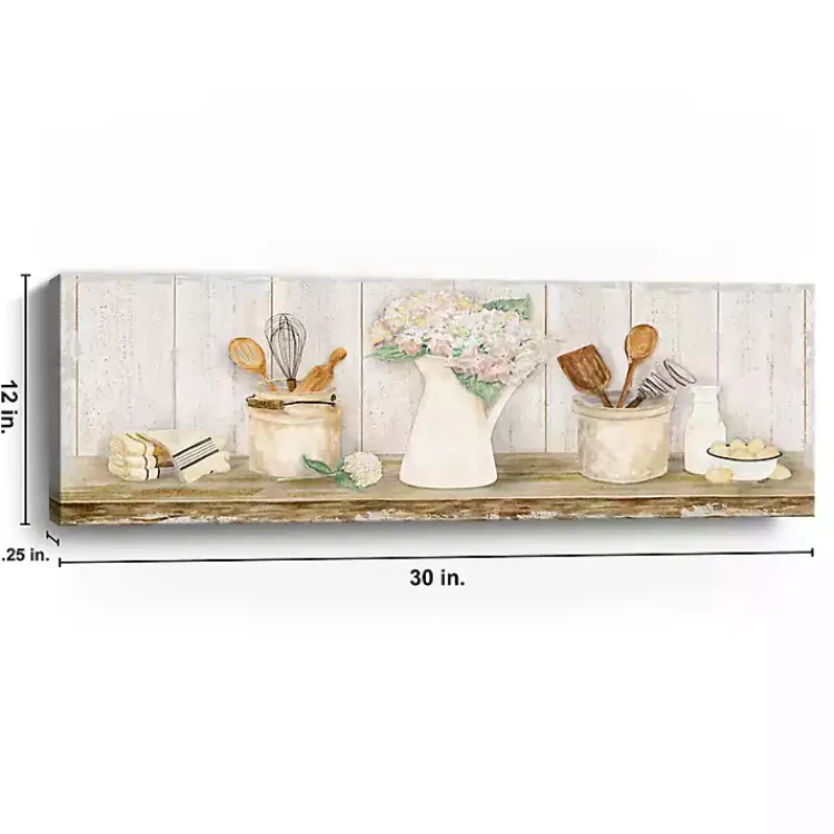 Kirklands Home Vintage Kitchen Panel Giclee Canvas Art Print Hot