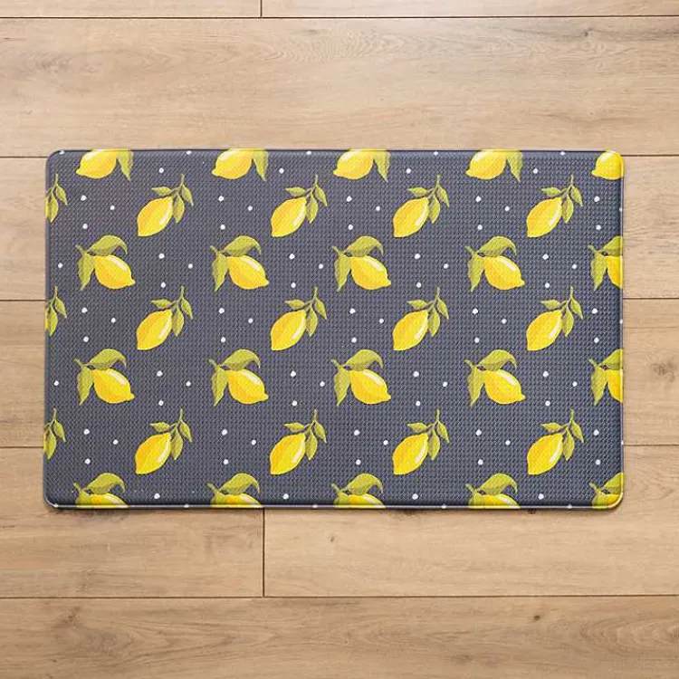 Kirklands Home Vintage Lemons Kitchen Mat Outlet