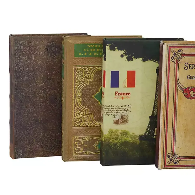 Baskets & Boxes>Kirklands Home Vintage Library Decorative 6-pc. Book Box Set