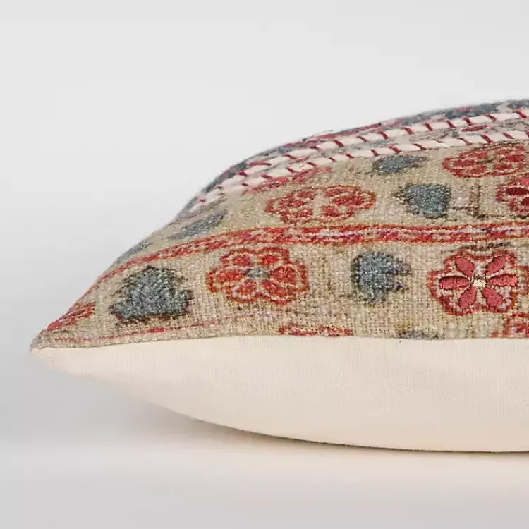 Pillows>Kirklands Home Vintage Prints Cotton Lumbar Pillow Multi
