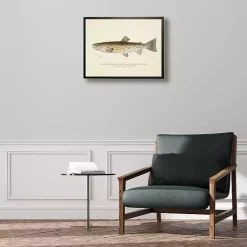 Kirklands Home Vintage Rocky Mountain Trout Framed Art Print Outlet