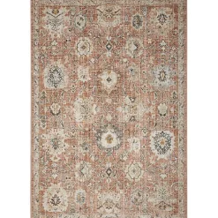 Kirklands Home Vintage Rust Oushak Area Rug, 5x7 New
