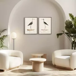 Kirklands Home Vintage Waterbird Facing Left Framed Art Print Discount