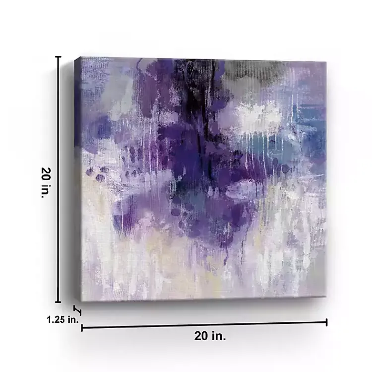 Kirklands Home Violet Rain Canvas Art Print Blue Online