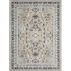 Kirklands Home Vista Blue Beige Accent Rug, 2x3 Sale