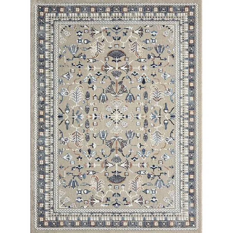 Kirklands Home Vista Blue Beige Accent Rug, 2x3 Sale