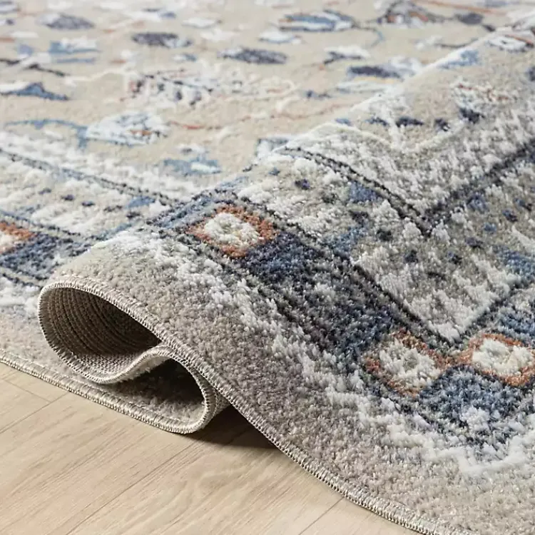 Kirklands Home Vista Blue Beige Area Rug, 7x9 Discount