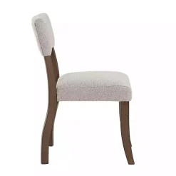 Kirklands Home Wade Upholstered Dining Chairs, Set of 2 Gray Hot
