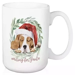 Christmas Dining & Entertaining>Kirklands Home Waiting for Santa Paws Mugs, Set of 2