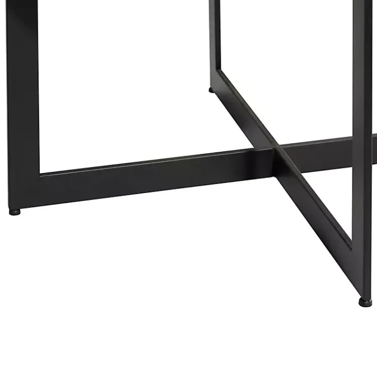 Kirklands Home Walnut Beaded Industrial Coffee Table Sale