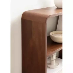Kirklands Home Walnut Kato Single Drawer Wall Shelf Brown Best