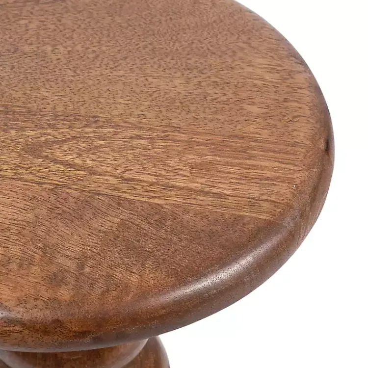 Kirklands Home Walnut Tirollo Accent Table Brown Online