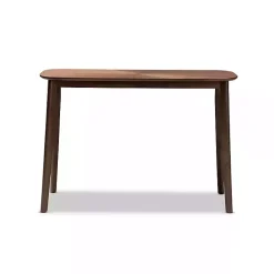 Kirklands Home Walnut Wood Frame Splayed Legs Console Brown Clearance