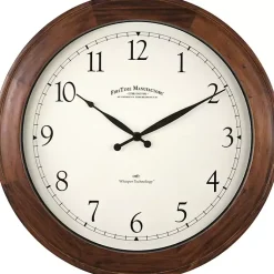 Kirklands Home Walnut Garrison Wooden Wall Clock Discount