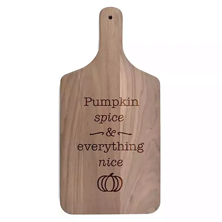 Kirklands Home Walnut Pumpkin Spice Everything Nice Cutting Board Brown Online