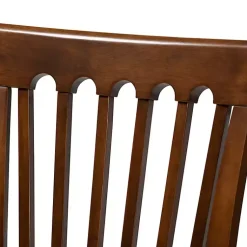 Kirklands Home Walnut Upholstered Minette 4-pc. Dining Chair Set Gray Hot