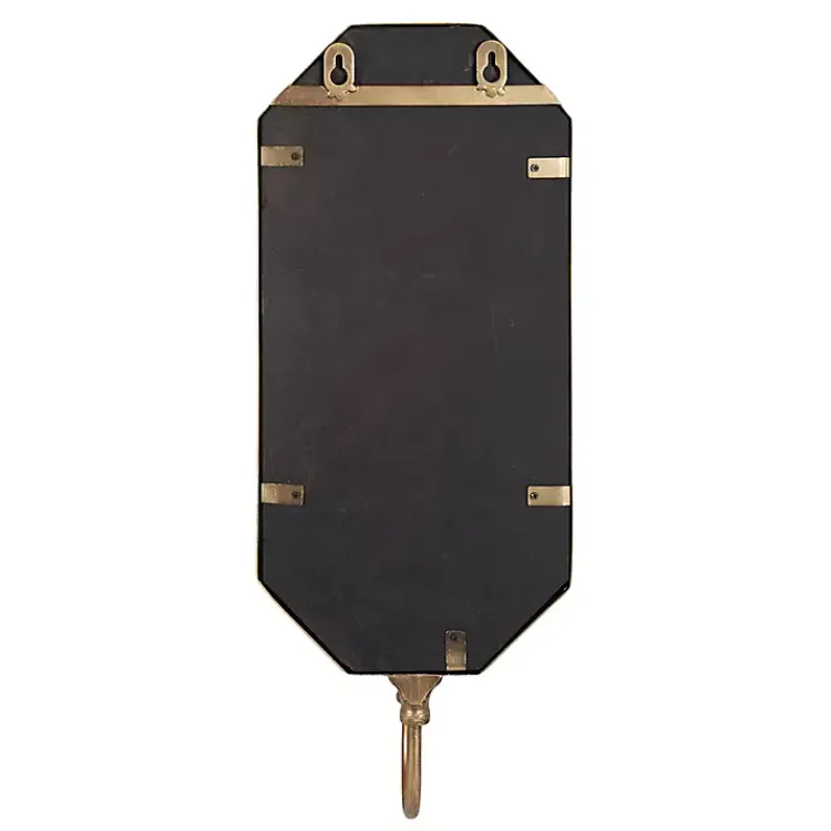 Sconces>Kirklands Home Wardelle Antique Gold Mirrored Taper Candle Sconce